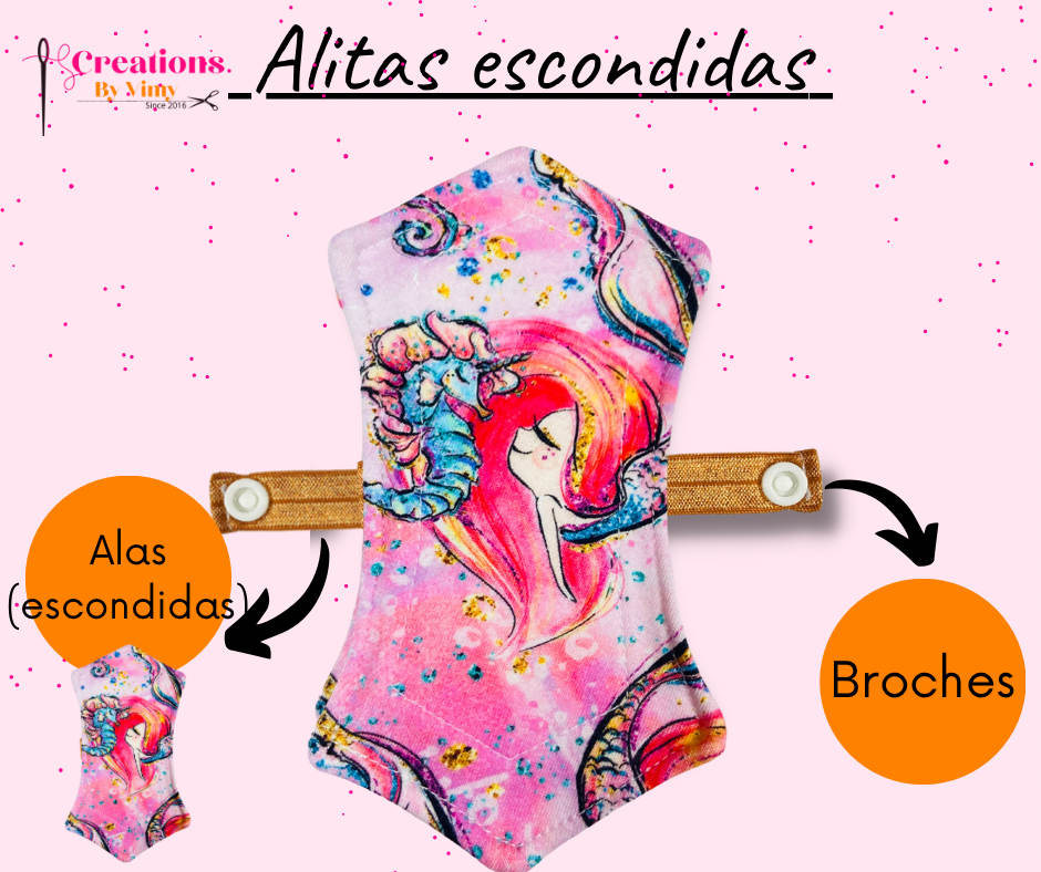 Liners con alitas escondidas